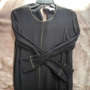 ELIZABETH and JAMES black dress with gold